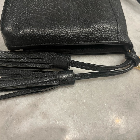 Tory Burch Black Leather Crossbody Purse - Picture 3 of 7